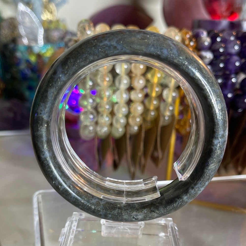 Pyrite Bangle Bracelet